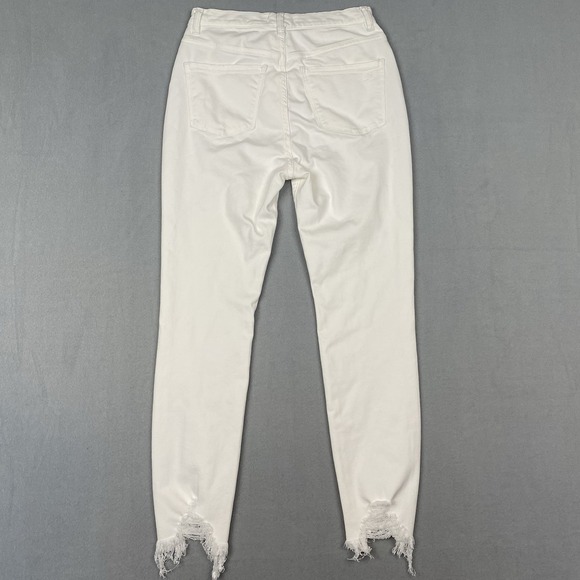DL1961 Chrissy Ankle Jeans‎ Womens 28 Ultra High Rise Instasculpt Skinny White - Picture 3 of 10
